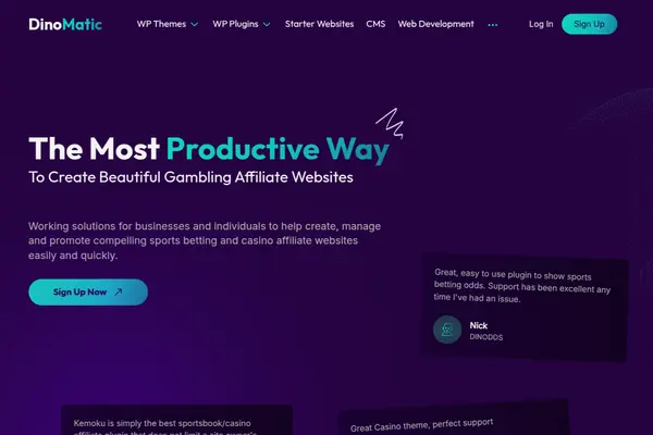 Screenshot of DinoMatic